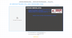 Desktop Screenshot of cerianiinmobiliaria.com